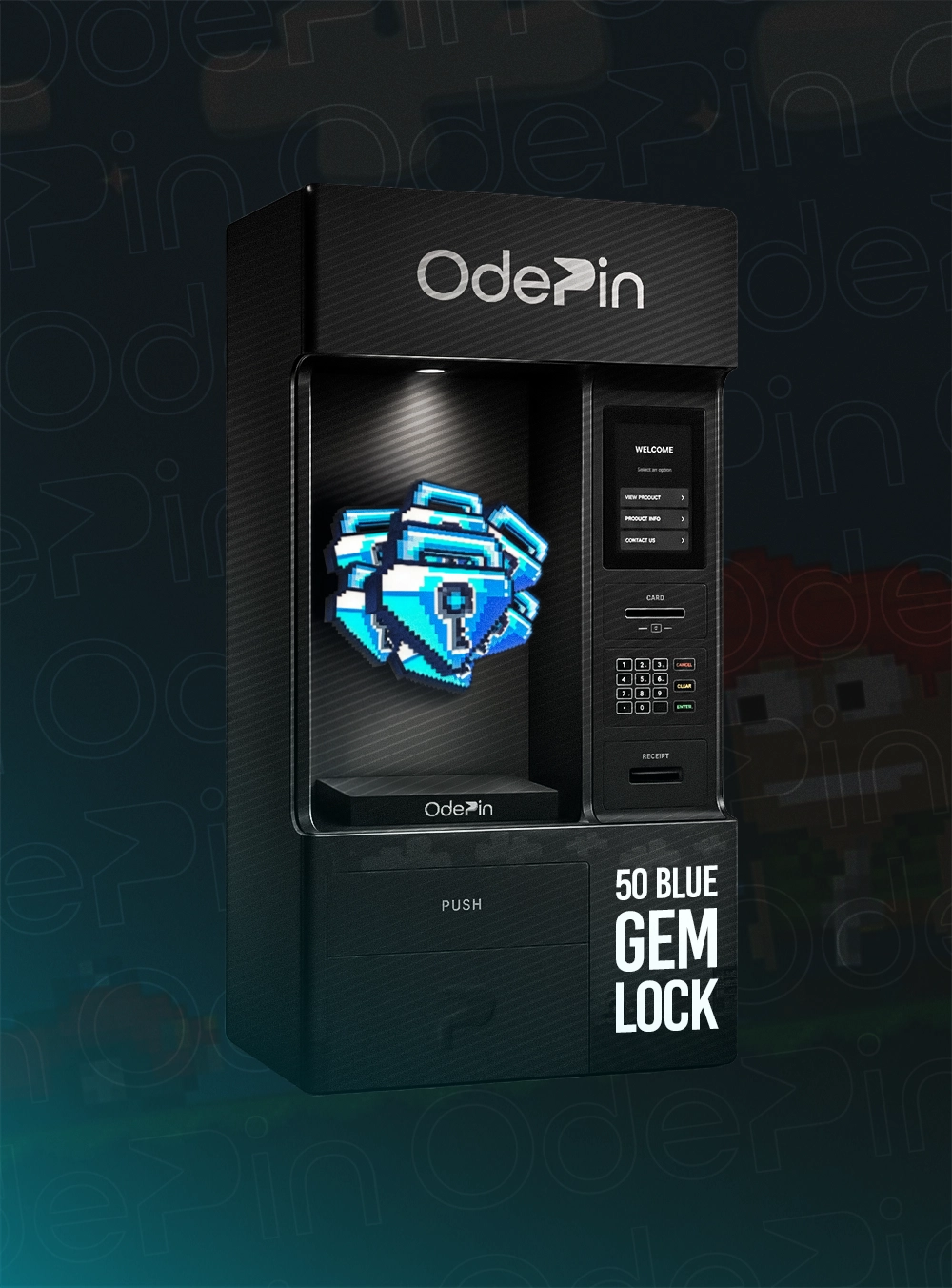 50 Blue Gem Lock