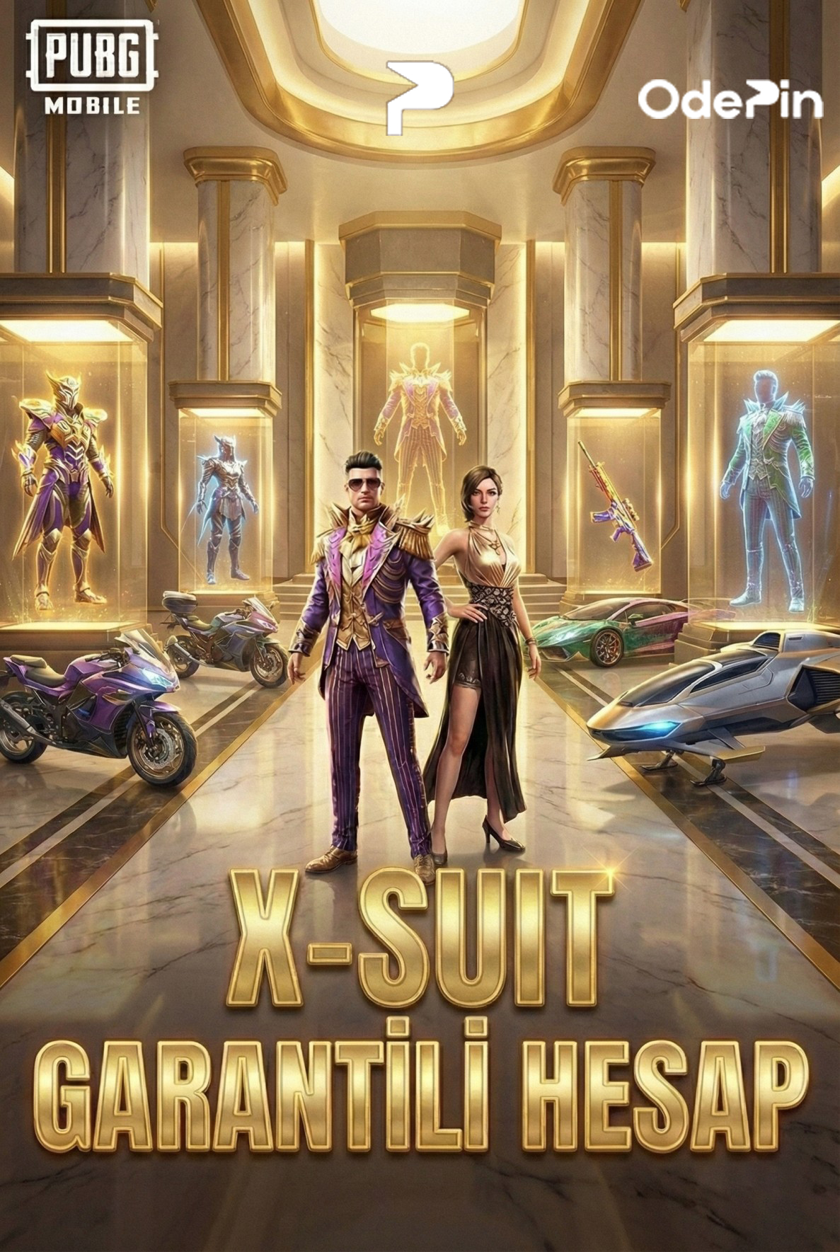 PUBG Mobile X-Suit Random Hesap